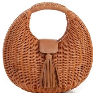 Cleobella Brown Braided Shoulder Bag